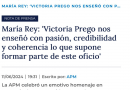 Rostros del periodismo y personalidades del panorama político español rindieron homenaje a Victoria Prego en un acto de la APM